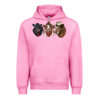 Fuchsia Pink Hangin With My Heifers Urban Hoodie - RanaPortraitStore