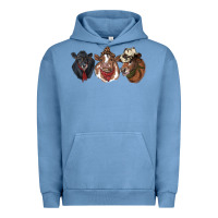 Pigment Pebble Blue Hangin With My Heifers Urban Hoodie - RanaPortraitStore