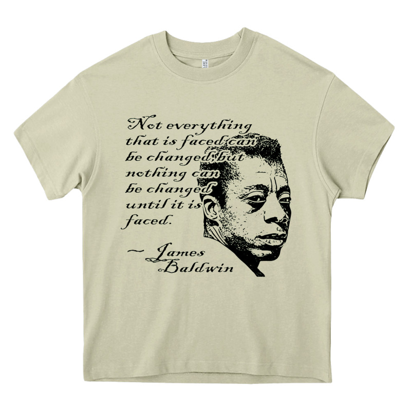 James Baldwin Heavy Core Tee by linhVisuals | Teevron