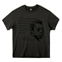Asphalt james baldwin Heavy Core Tee - linhVisuals