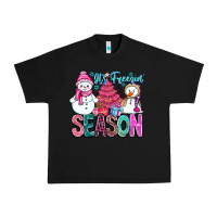 Black It's Freezin Season Urban Heavy Tee - CowhideDigitalArt