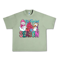 Oil Green It's Freezin Season Urban Heavy Tee - CowhideDigitalArt