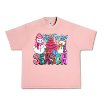 Salmon It's Freezin Season Urban Heavy Tee - CowhideDigitalArt