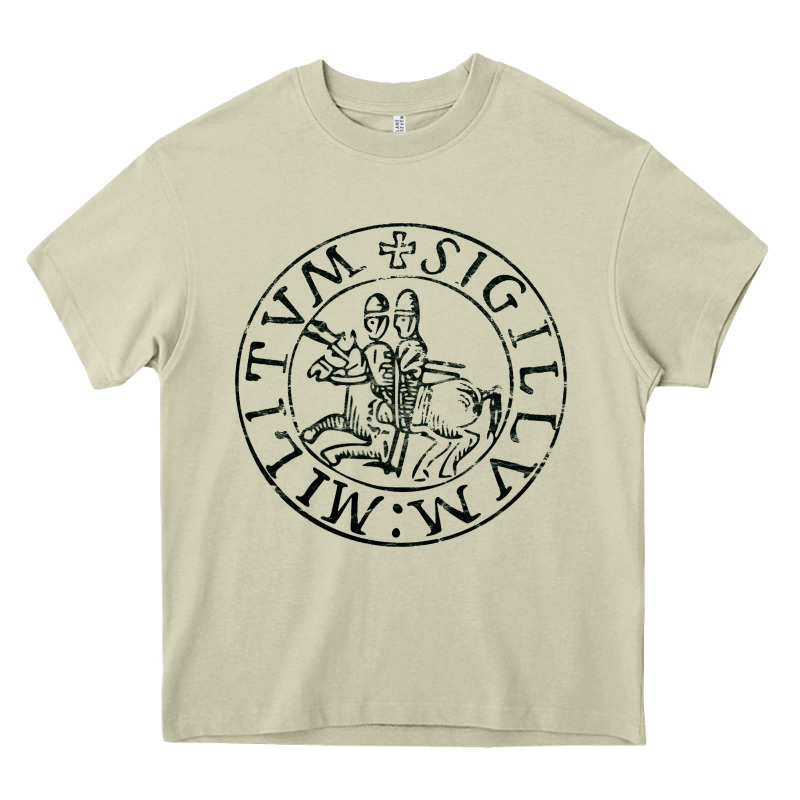 Knights Templar Sigil Heavy Core Tee by linhVisuals | Teevron
