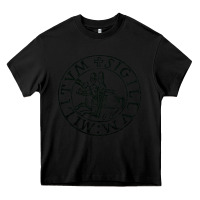 Black knights templar sigil Heavy Core Tee - linhVisuals