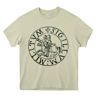 Knights Templar Sigil Heavy Core Tee | Teevron