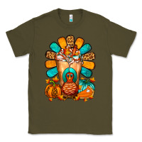 Army Green Thanksgiving Cold Drink Frappe Classic Tee - FaDigitalArtStudio