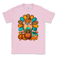 Bubblegum Pink Thanksgiving Cold Drink Frappe Classic Tee - FaDigitalArtStudio