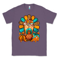 Lavender Thanksgiving Cold Drink Frappe Classic Tee - FaDigitalArtStudio