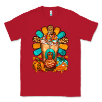 Red Thanksgiving Cold Drink Frappe Classic Tee - FaDigitalArtStudio