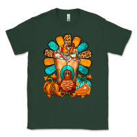 Sports Green Thanksgiving Cold Drink Frappe Classic Tee - FaDigitalArtStudio