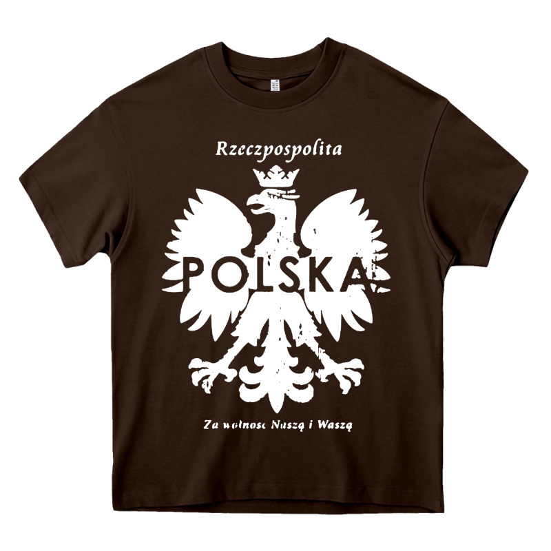 Poland Rzeczpospolita Polska Polish Eagle Symbol Heavy Core Tee by linhVisuals | Teevron