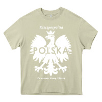 Mossy poland rzeczpospolita polska polish eagle symbol Heavy Core Tee - linhVisuals