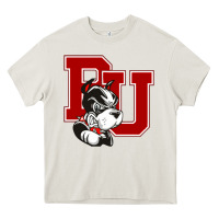 Cream bu university terries champion Heavy Core Tee - linhVisuals
