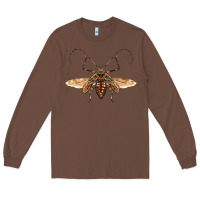Chestnut acrocinus beetle with wings Long Sleeve Tee - LillyAllenDesigns