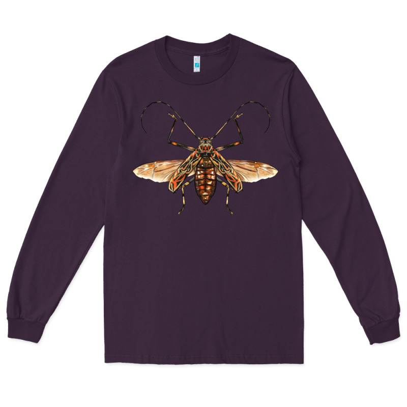 Acrocinus Beetle With Wings Long Sleeve Tee by LillyAllenDesigns | Teevron