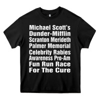 Black fun office tv show Heavy Core Tee - linhVisuals