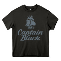 Asphalt Captain Black Cigar Heavy Core Tee - linhVisuals