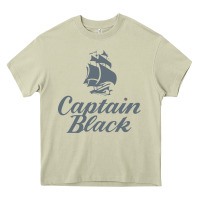 Mossy Captain Black Cigar Heavy Core Tee - linhVisuals