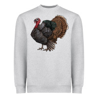 Heather Grey gobble Heavyweight Sweatshirt - RanaPortraitStore