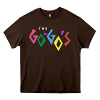 Chocolate Brown the go go's müsïc Heavy Core Tee - linhVisuals
