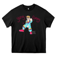 Black yung gravy müsïc Heavy Core Tee - linhVisuals
