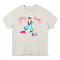Cream yung gravy müsïc Heavy Core Tee - linhVisuals