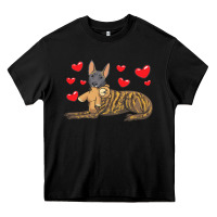 Black dutch shepherd dog t  shirt dutch shepherd dog with stuffed animal and Heavy Core Tee - linhVisuals