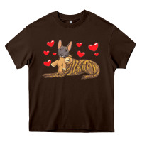 Chocolate Brown dutch shepherd dog t  shirt dutch shepherd dog with stuffed animal and Heavy Core Tee - linhVisuals
