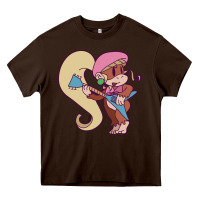 Cute Guitarist Dixie Kong Heavy Core Tee | Teevron