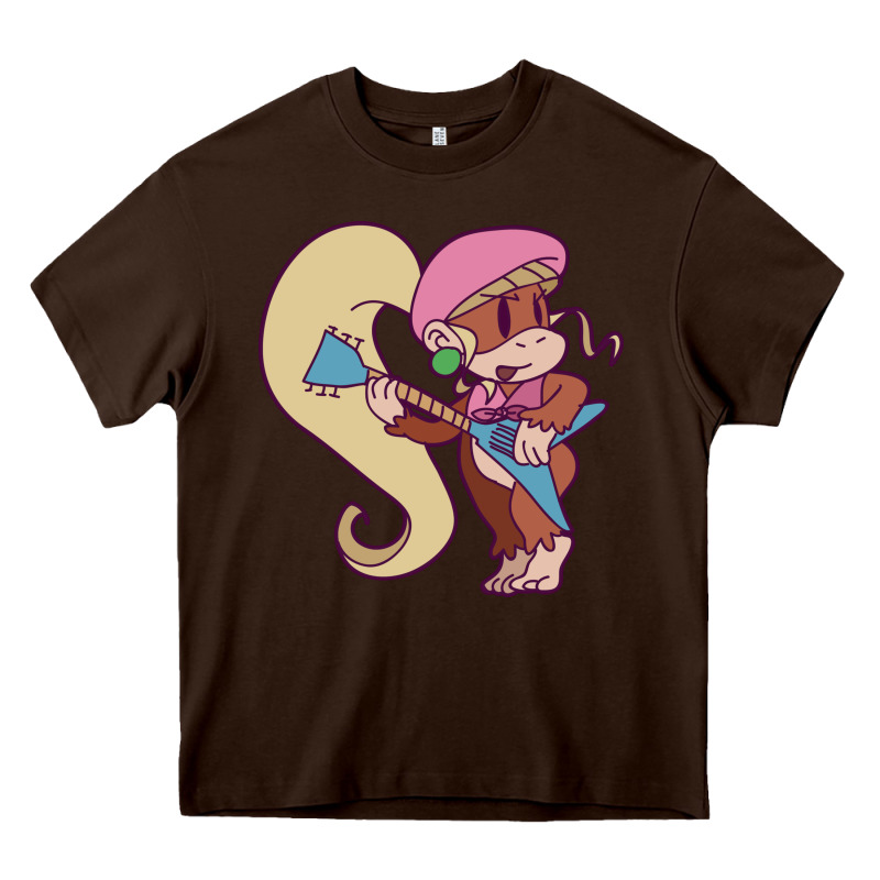 Cute Guitarist Dixie Kong Heavy Core Tee by linhVisuals | Teevron