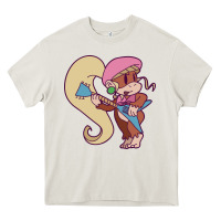 Cream cute guitarist dixie kong Heavy Core Tee - linhVisuals