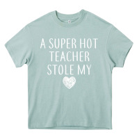 Arona funny a super hot teacher stole my heart unisex t shirt Heavy Core Tee - linhVisuals