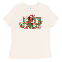 Bone Joy Girl Black Ladies Tee - CowhideDigitalArt