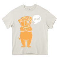 Cream norfolk terrier t  shirt stubborn norfolk terrier t  shirt Heavy Core Tee - linhVisuals