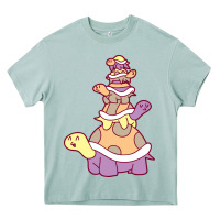 Arona cute turtle stack Heavy Core Tee - linhVisuals