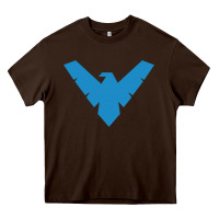 Chocolate Brown nightwing Heavy Core Tee - linhVisuals