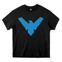Black nightwing Heavy Core Tee - linhVisuals