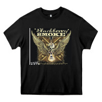 Black Blackberry Smoke Heavy Core Tee - linhVisuals
