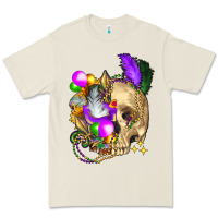 Bone mardi gras skull Premium Tee - FaDigitalArtStudio