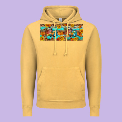Farm Life Fall Vintage Hoodie Designed By Artiststas