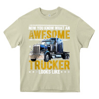Mossy awesome trucker big rig semi trailer truck driver gift men tank top Heavy Core Tee - linhVisuals