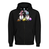 Black easter gnomes Zipper Hoodie - Jasminsmagicworld