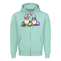 Easter Gnomes Zipper Hoodie | Teevron