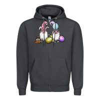 Smoke easter gnomes Zipper Hoodie - Jasminsmagicworld