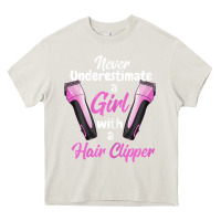 Cream barber shirts for women   funny hairdresser barber t shirt Heavy Core Tee - linhVisuals