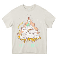 Cream purity ring müsïc Heavy Core Tee - linhVisuals
