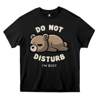 Black do not disturb i'm busy funny lazy gift Heavy Core Tee - linhVisuals