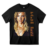 Black faith hill Heavy Core Tee - linhVisuals