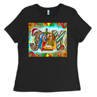 Black joy jesus Ladies Tee - CowhideDigitalArt
